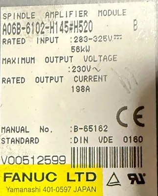 Fanuc A06B-6102-H145#H520 Servo Drives | Great American Equipment Company (4)