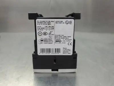 Siemens 3RH1122-1AU60 SIRIUS 22E Contactor, 10A, 690V. 4E-50