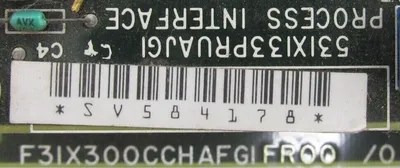 USED FANUC F3IX300CCHAFGIFR00 INTERFACE CARD 53IXI33PRUAJGI