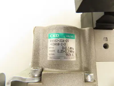 CKD CVSE2-20A-05 Coolant Valve W/Solenoid 12-24VDC 3/4" NPT