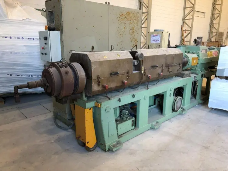 Used 2003 INDUSTRIE GENERALI PVC TWIN  130MM SCREW EXTRUDER Extruders Florida US | ESCOBAR TRADING, INC. #202930