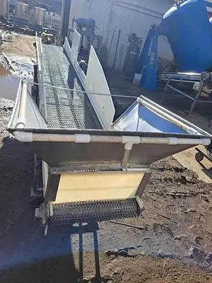 Conveyor, 21" X 13'4", Stainless Steel, Dewatering, Cooling #C745392