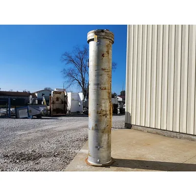 Used Ametek Whitlock 24" Dia X 10'-6" Chlorine / Helium Gas Vaporizer Exchanger