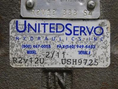 United Servo Electronics R2V 12U Hydraulic Relief Valve Used
