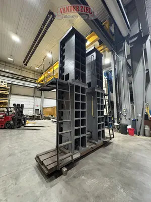 180" x 36" x 36" Giddings & Lewis Angle Plate, Pair