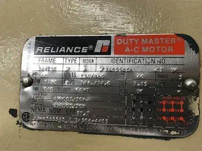 USED RELIANCE ELECTRIC P36G5563A