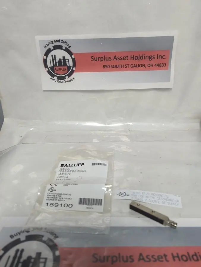 New | in-Stock BALLUFF BES0180 Sensors | Surplus Asset Holdings #1206473