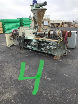 USED CINCINNATI MILACRON CM-80  TWIN CONICAL EXTRUDERS