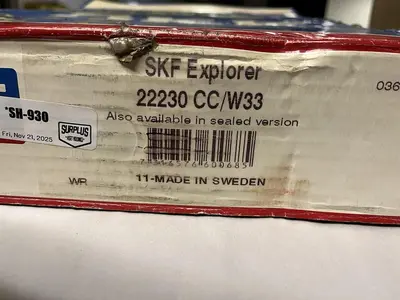 New | in-Stock SKF 22230 CC/W33 Bearings | Surplus Asset Holdings #1195398