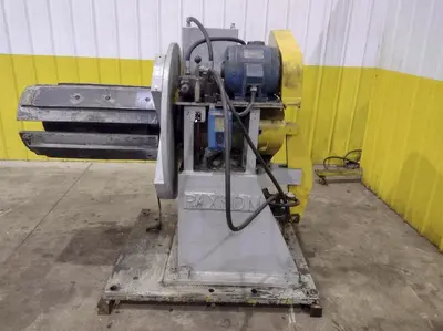 26" PAXSON MOTORIZED COIL REEL UNCOILER. STOCK # 0434826