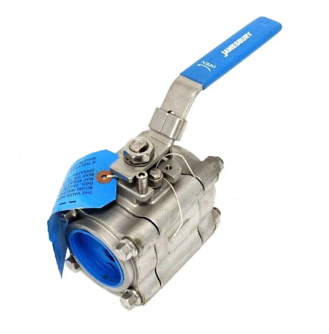 NEW JAMESBURY 3500-XTB2 2" BALL VALVE WELD SOCKET 3500XTB2