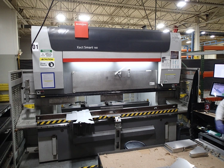Used 2017 BYSTRONIC XACT SMART 160/3100 Press Brakes Michigan US | Revelation Machinery #888837