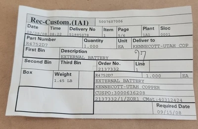 NEW P&H R4752D7