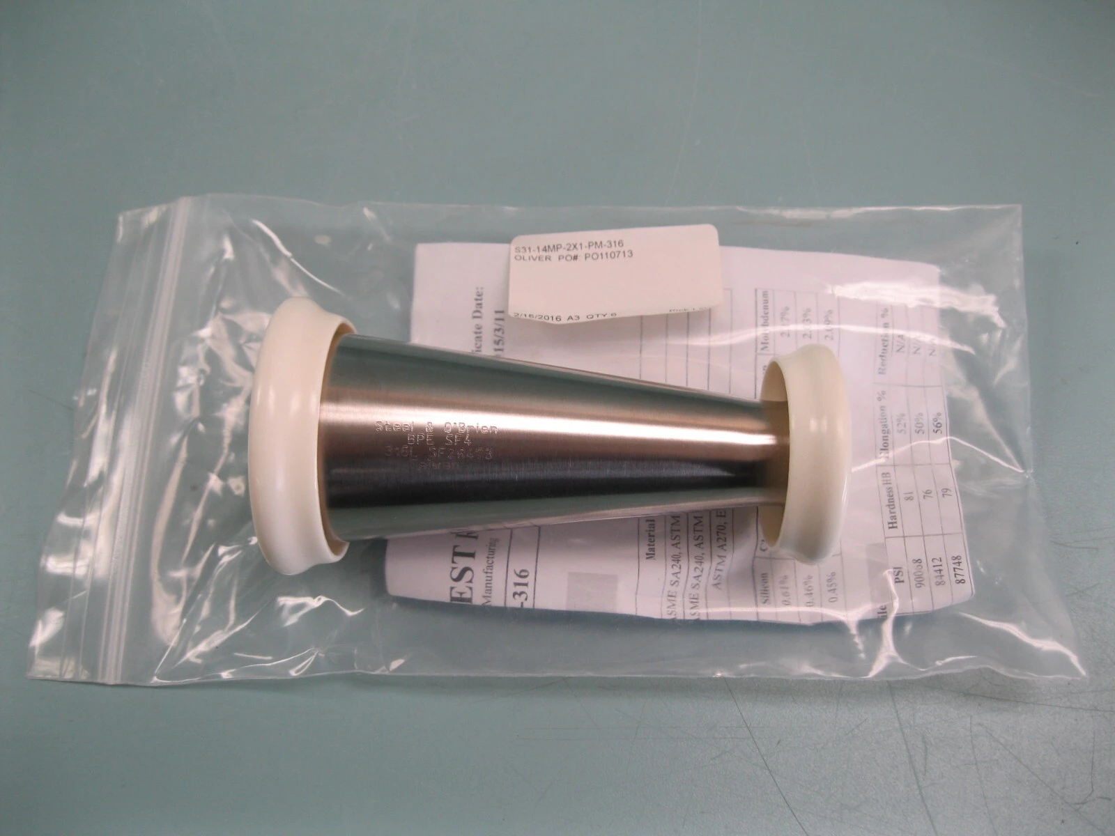 NEW Steel & O'Brien S31-14MP-2x1-PM-316