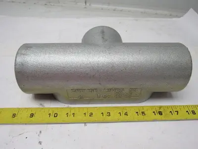 Cooper Crouse-Hinds T67 2" Form 7 Conduit Outlet, 3 Hubs Crouse Hinds Lot of 2