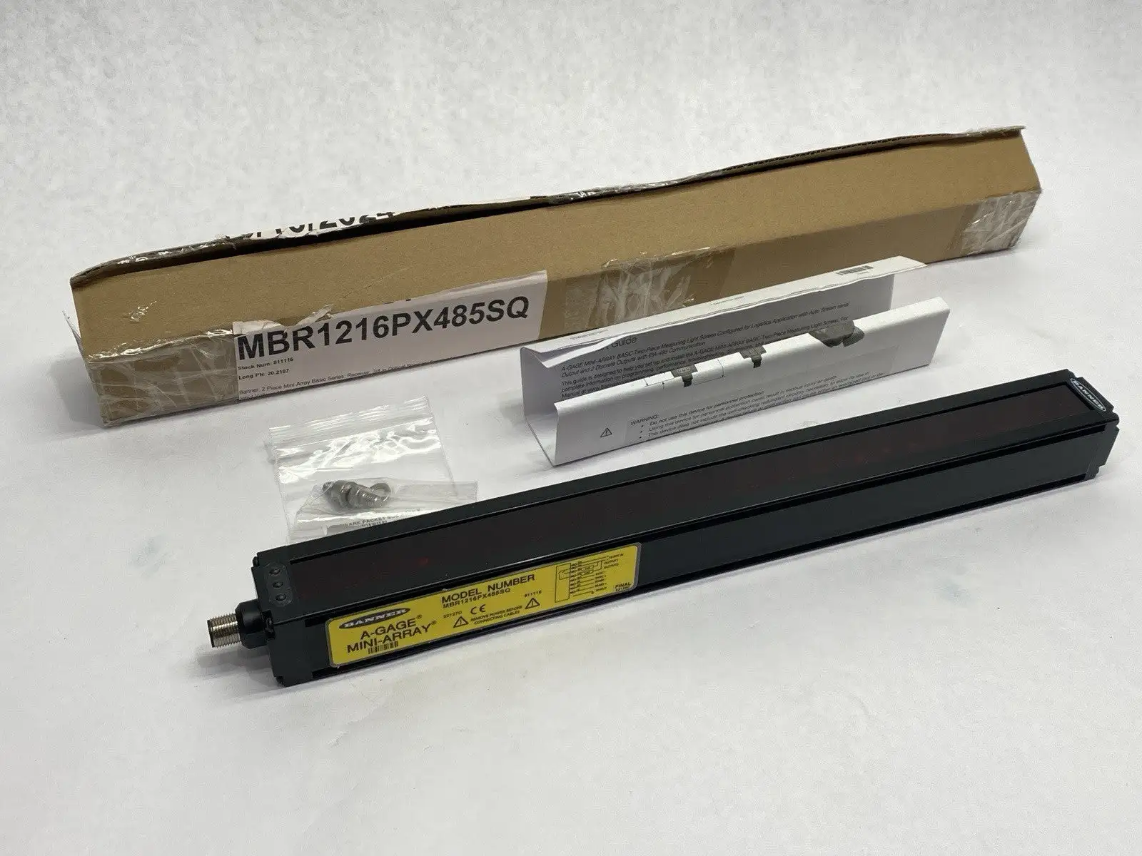 MBR1216PX485SQ | Banner  Mini-Array Light Curtain Receiver 811116 - New Other