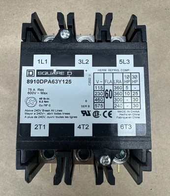 NEW Square D 8910DPA63V09Y125
