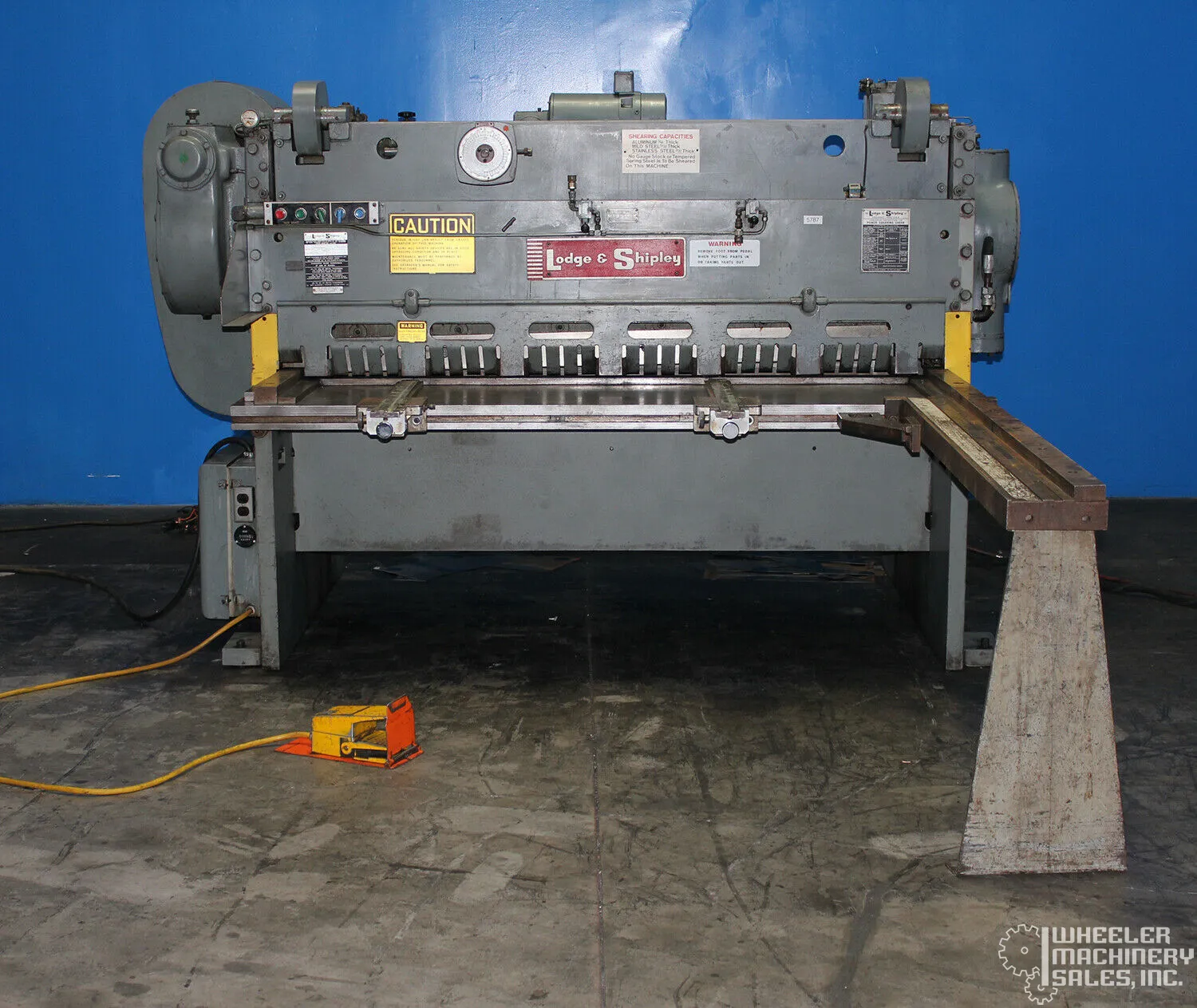 Lodge & Shipley 0306- AB 3/16" x 6' Power Shear #5906 #2