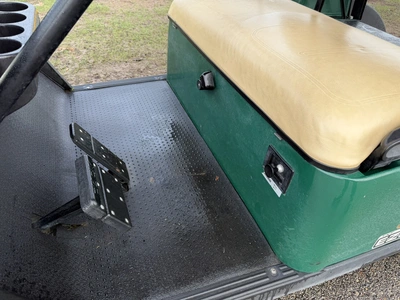 (1) 2017 E-Z-Go golf cart with a Kawasaki gas engine, model 625111G01,includes canopy, ball cover, c...