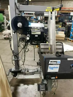 Label-Tronix, labeling system with Lable-Aire 2138 & Reliant 2700 feeder