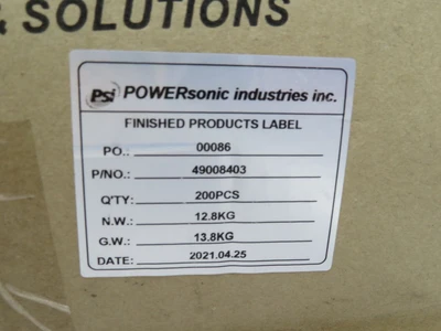 New | in-Stock POWERSONIC _UNKNOWN_ Electrical Fittings Texas US | OCO Industrial #1602590