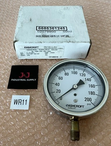 NEW Ashcroft 35 1009 AW 02L 200#