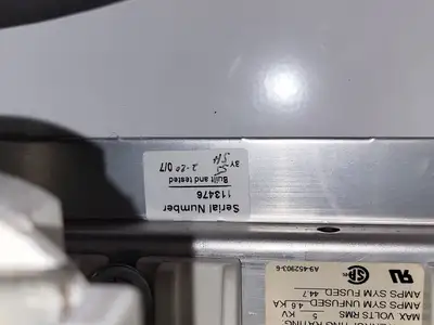 Used BENSHAW CFMVRSM18TS-350-4160-1 Switchgears British Columbia CA | Lenmark #239538