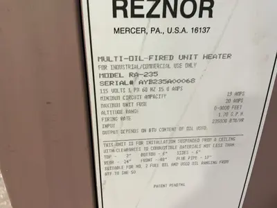 Used REZNOR RA235 Miscellaneous MRO Ohio US | HGR 24 #1547996