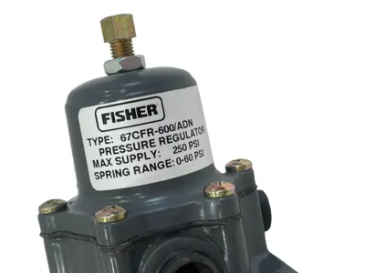 NEW FISHER 67CFR-600/ADN PRESSURE REGULATOR 250PSI 67CFR600ADN