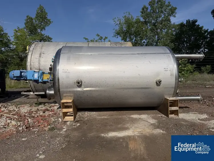 Used Feldmeier 15,000 Liter Feldmeier Reactor, 316L S/S, 60/90# Reactors Ohio US | Federal Equipment Company #1090471