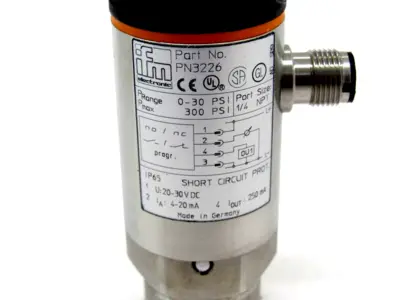 NEW IFM EFECTOR PN3226 PRESSURE SENSOR PN-003PRBN14-KFPKG/US/V