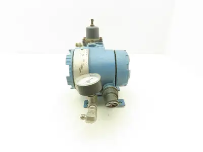 Fisher Rosemount 846 DS1J1 K5 Current to Pressure Transducer 3-15PSI W/Regulator