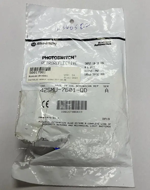 New | in-Stock ALLEN-BRADLEY 42SMU-7601-QD Sensors | Surplus Asset Holdings #1206537