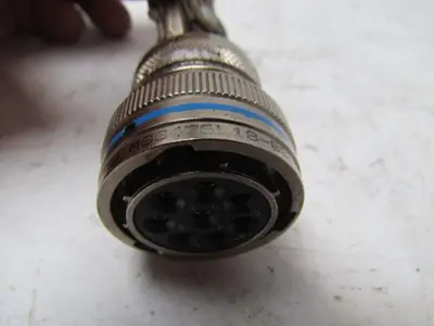 AERO MS3476L18-8S 8 Pin Female Round Connector W/Clamp USED