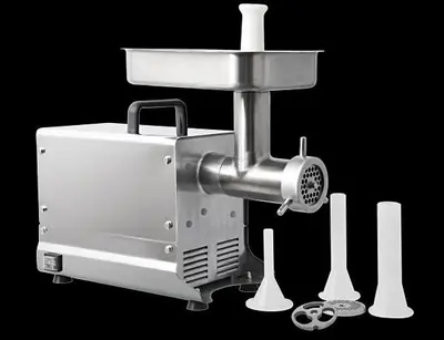 #32 Commercial Medium-Duty Stainless Steel Meat Grinder with 1.5 HP