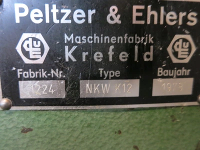 USED 1978 PELTZER & EHLERS NKW-12