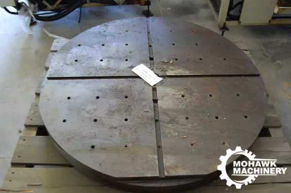 (2) 42" DIAMETER SUNDSTRAND DRILLED & TAPPED FIXTURING TABLES