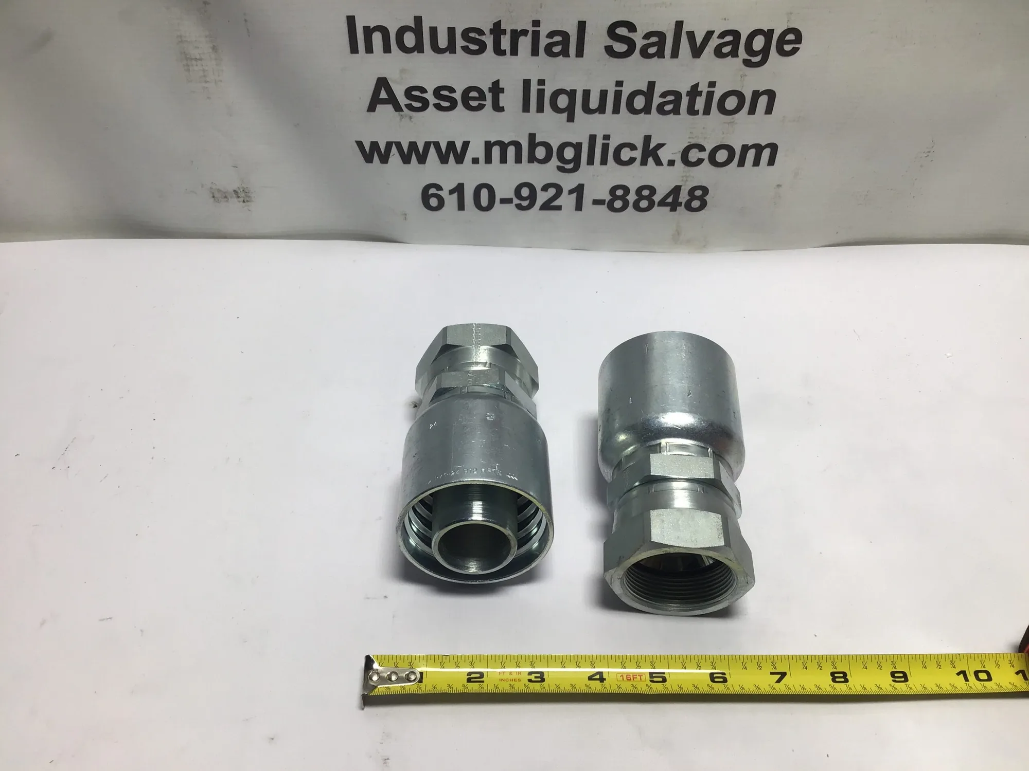 Parker 71 series P71-24 R-12 RF7K Crimp Style Hydraulic Hose Fitting