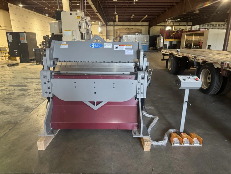 Used 2025 GMC MACHINERY 4X10 GAUGE HEAVY DUTY BOX & PAN BRAKE (GMC-HBB-0410) Press Brakes Illinois US | Revelation Machinery #1394756
