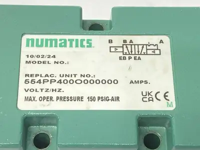 554PP400O000000 | Numatics  Pneumatic Pilot Valve - For parts or not working