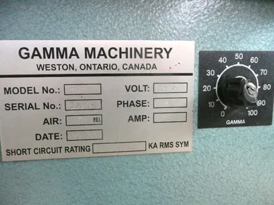 2007 GAMMA model 705 rotary die cutter Bag Machines, Rotary Die Cutter | Mark One Machinery (3)