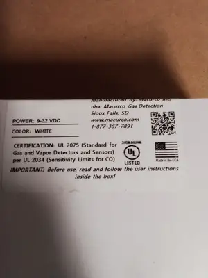 Used Macurco CM-E1 Gas Analyzers / Detectors US | Infinity wholesale & Supply LLC #1305663