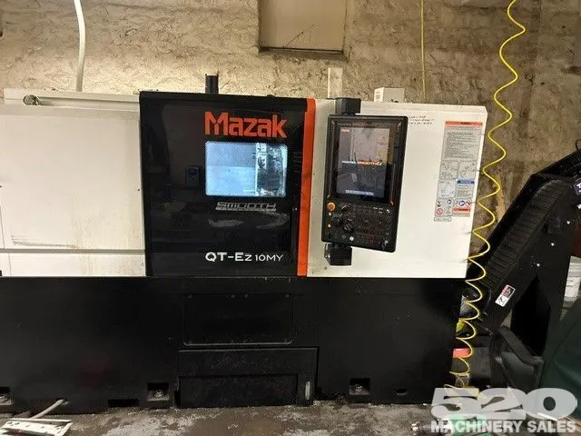 2022 Mazak QT EZ-10MY CNC Turning Center With "Y" Axis Live Tooling