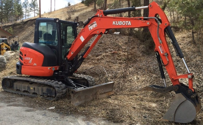USED 2021 Kubota U55-5