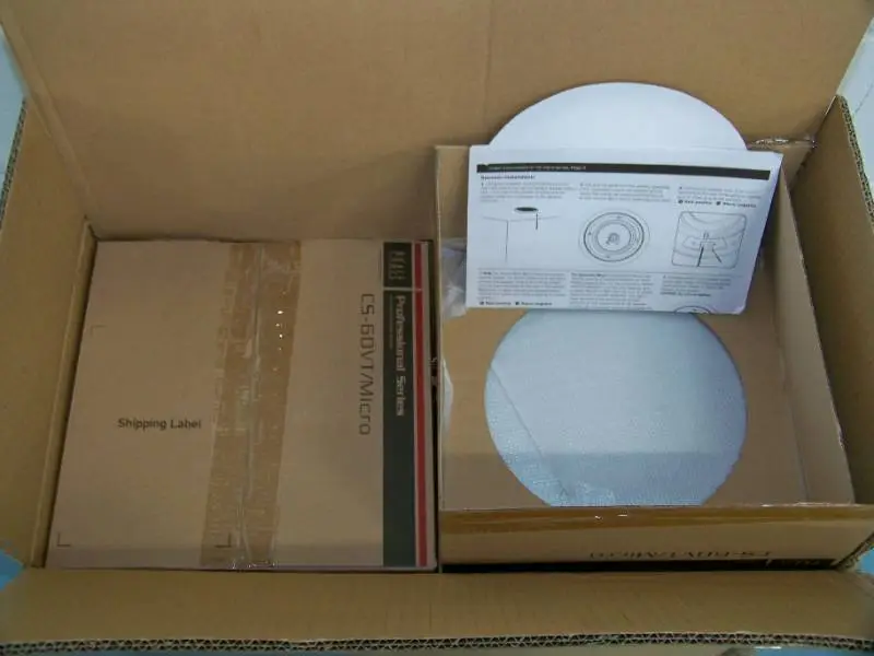 (4) Phase Technologies CS-6DVT Micro Speakers - NEW IN BOX