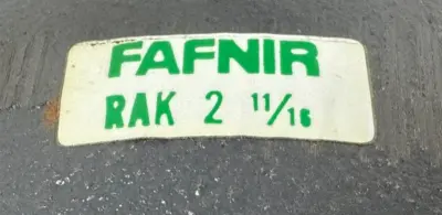 NEW FAFNIR RAK 2-11/16 PILLOW BLOCK BEARING 2-11/16" W/ COLLAR