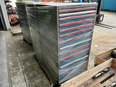 USED MILLING MATERIAL/ FREESMATERIAAL / MAHLGERÄTE APART OR WHOLE CABINET/ NEW NEW NEW