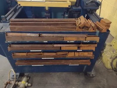 USED FELDMAN FF-24 WORKCENTERLENGTH OF BENDING RAMS ... 24"