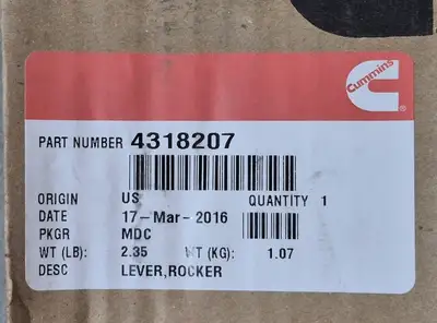 NEW CUMMINS 4318207