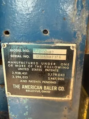 Used AMERICAN BALER 10647 Balers Alabama US | MICHAM2813 INC #1540132